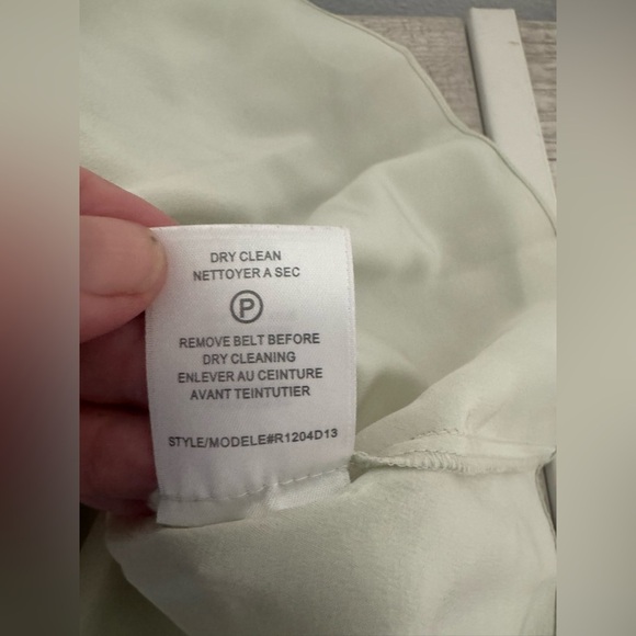 Robert Rodriguez Silk Flutter Sleeve Dress Burnout Floral Mint Romantic NWT 10 - Picture 6 of 13